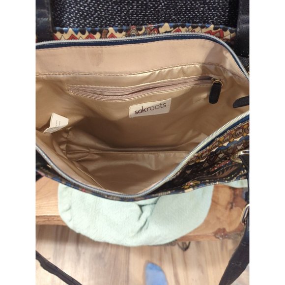 Sakroots Multicolored  Purse Shoulder Bag elephant Hippie Boho Bag. Gently used. - Picture 7 of 8